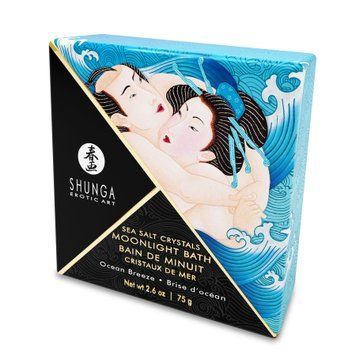 Соль для ванны Shunga Moonlight Bath &ndash; Ocean Breeze (75 гр), соль Мертвого моря, аромамасла SO2540 фото