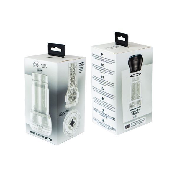 Мастурбатор Kiiroo Feel Pocket Crystal, сумісний з інтерактивною насадкою PowerBlow SX2239 фото