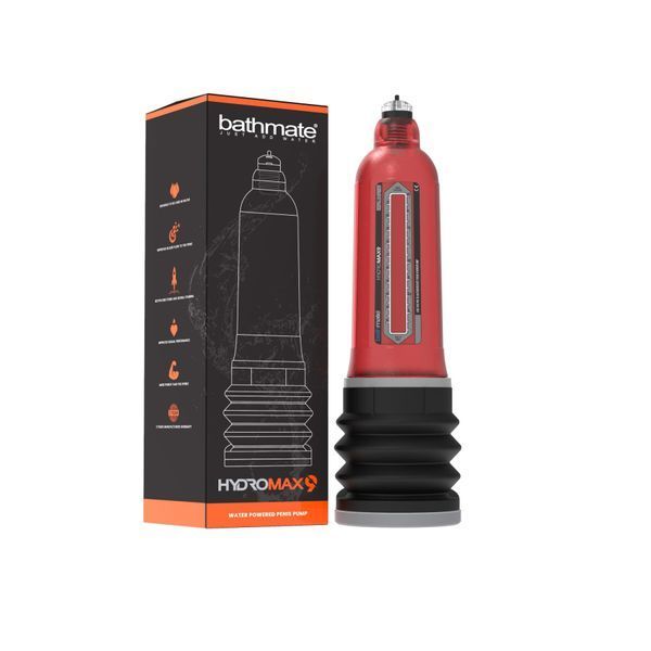 Гидропомпа Bathmate Hydromax 9 Red (X40), для члена длиной от 18 до 23см, диаметр до 5,5см HM-40-BR фото
