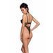 Еротичний боді з малюнком Passion LOVELIA BODY S/M, black SO4754 фото 2