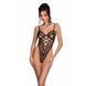 Еротичний боді з малюнком Passion LOVELIA BODY S/M, black SO4754 фото 1