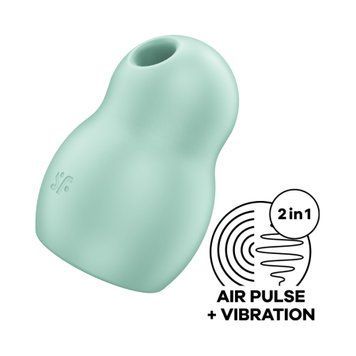 Вакуумный стимулятор с вибрацией Satisfyer Pro To Go 1 Mint SO7799 фото