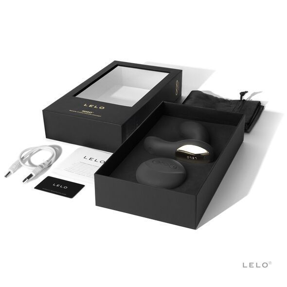 Масажер простати LELO Hugo Black, 2 мотори, пульт ДК, керування рухом SO8075 фото