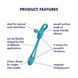 Мультивібратор Satisfyer Plug & Play 1, для неї та для нього, 2 мотори SX0542 фото 7