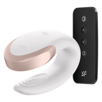 Смарт-вибратор для пар Satisfyer Double Love (White) SO4928 фото
