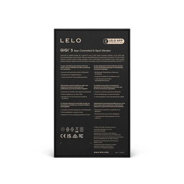 Вібратор точки G LELO GIGI 3 Plum SX2559 фото