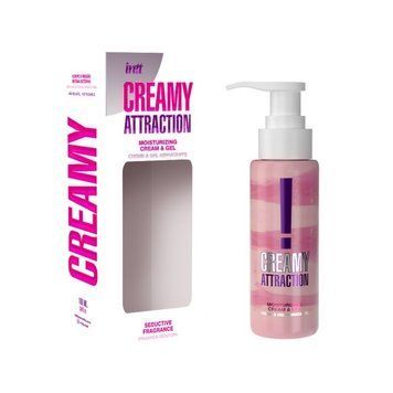 Увлажняющий крем-гель 2в1 Intt Creamy Attraction Seduction 100мл с афродизиаком, унисекс SX2803 фото