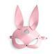 Кожаная маска Зайки Art of Sex - Bunny mask, цвет Розовый SO9647 фото 3