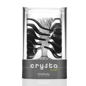 Мастурбатор Tenga Crysta Leaf, уникальный рельеф, стимулирующие лепестки, прозрачный материал SO3812 фото