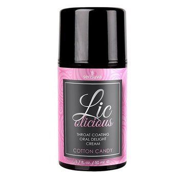 Гель для минета Sensuva Lic-o-licious Cotton Candy (50 мл), маслянистый, без сахара SO3198 фото