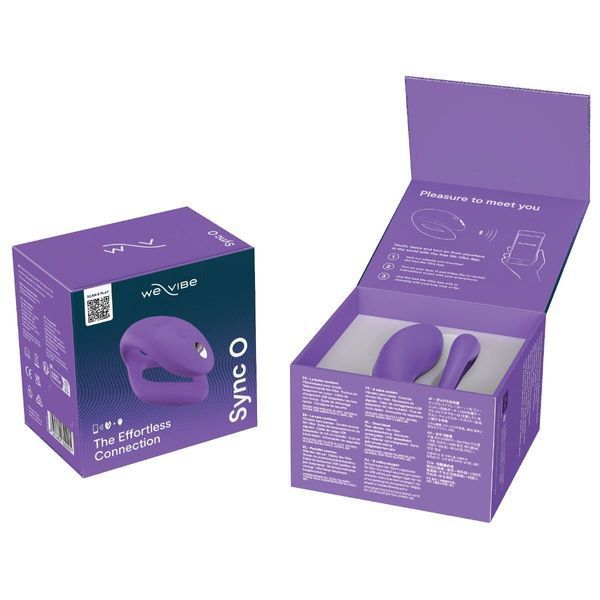 Смарт-вібратор для пар We-Vibe Sync O Light Purple, пульт ДК SX0524 фото