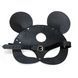 Кожаная маска мышки Art of Sex - Mouse Mask, цвет Черный SO9649 фото 4