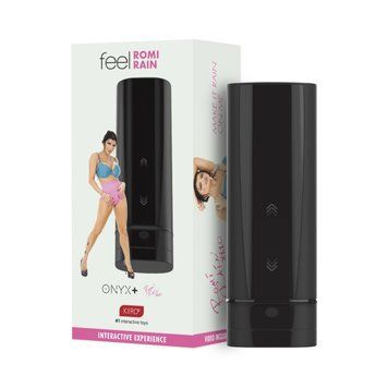 Мастурбатор Kiiroo Onyx+ Romi Rain, 10 сжимающих колец, не надо двигать, теледильдоника SO6154 фото