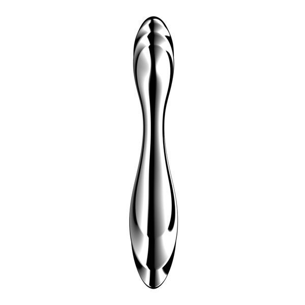 Металевий дилдо Satisfyer Pure Gravity 2, двосторонній, можна нагрівати й охолоджувати, дуже важкий SX3254 фото
