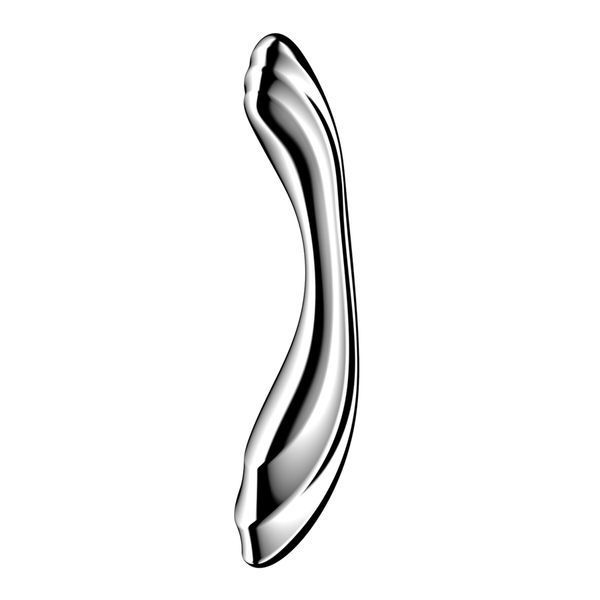 Металевий дилдо Satisfyer Pure Gravity 2, двосторонній, можна нагрівати й охолоджувати, дуже важкий SX3254 фото