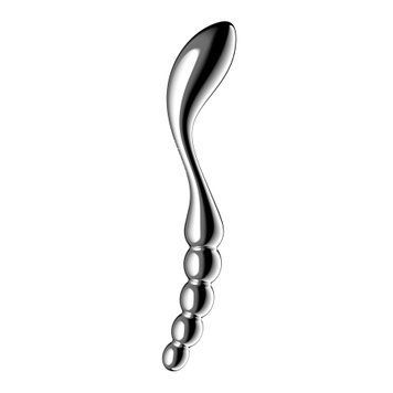 Металевий дилдо Satisfyer Star Force 1, двосторонній, можна нагрівати та охолоджувати SX3256 фото