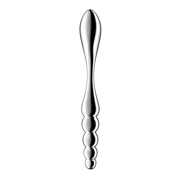 Металевий дилдо Satisfyer Star Force 1, двосторонній, можна нагрівати та охолоджувати SX3256 фото