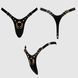 Трусики для страпона Strap-On-Me Leatherette Harness Fabulous - One Size - Black Glossy SX2852 фото 6