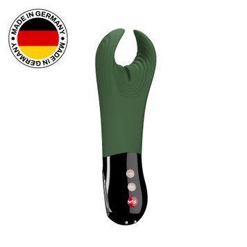 Вибратор для пениса Fun Factory MANTA moss green/black, подходит для парных игр SX0966 фото