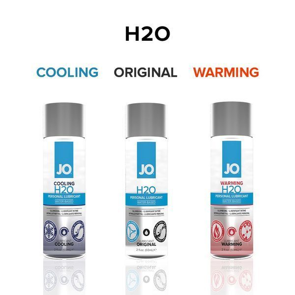Согревающая смазка на водной основе JO H2O WARMING (30 мл) с экстрактом перечной мяты SO1449 фото