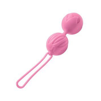 Вагинальные шарики Adrien Lastic Geisha Lastic Balls BIG Pink (L), диаметр 4см, вес 90гр AD40301 фото