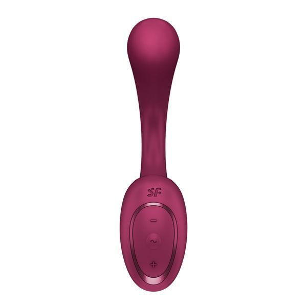 Вагинально-клиторальный вибратор Satisfyer G for Goddess 2 Wine Red, 2 мотора SX3260 фото