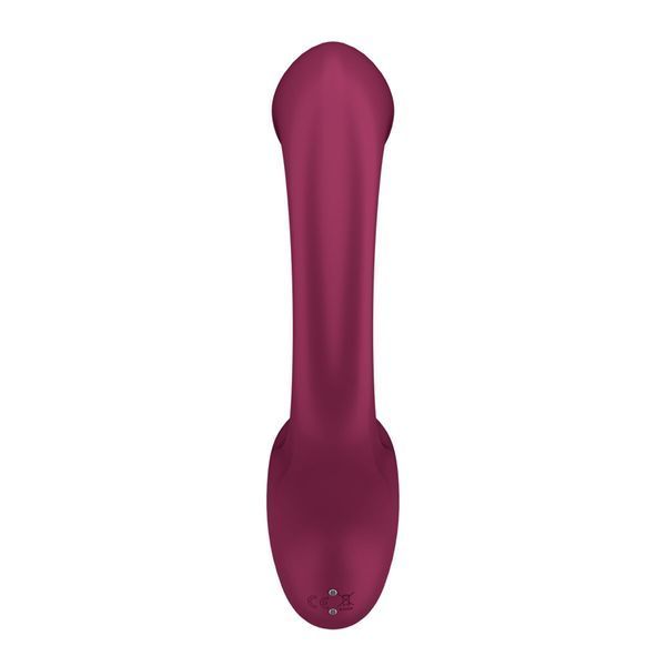 Вагинально-клиторальный вибратор Satisfyer G for Goddess 2 Wine Red, 2 мотора SX3260 фото
