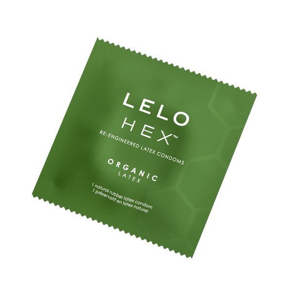 Презервативи LELO HEX Condoms Organic 12 Pack, тонкі та суперміцні SX3043 фото