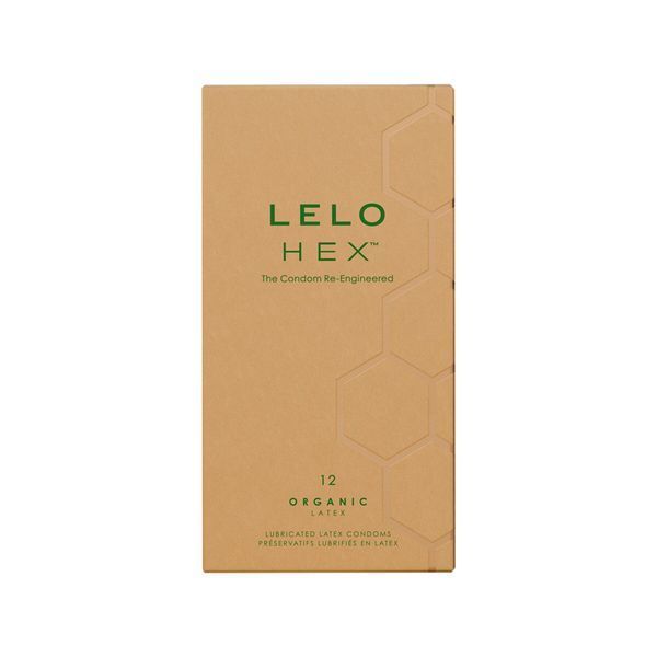 Презервативи LELO HEX Condoms Organic 12 Pack, тонкі та суперміцні SX3043 фото