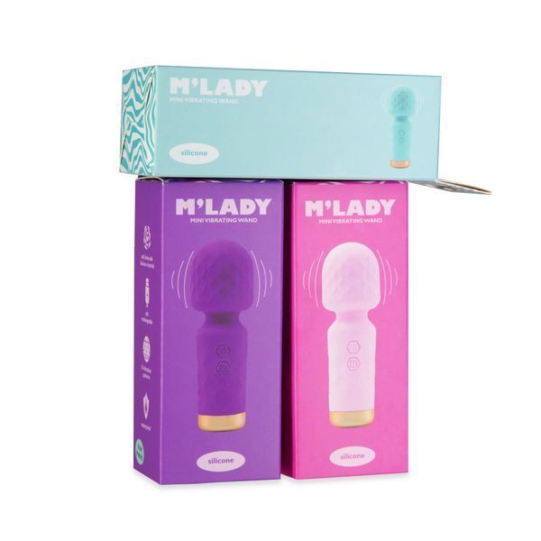 Вібромасажер M&rsquo;Lady Mini Vibrating Wand Purple SX3144 фото