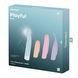 Набір 4-в-1 Satisfyer Playful Four, вібратор та 4 насадки, 12 режимів SX2182 фото 9