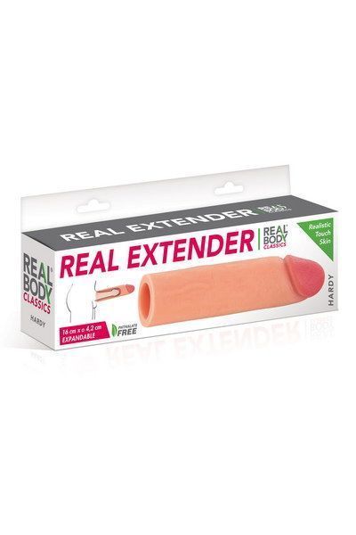 Насадка на член Real Body - Real Extender HARDY с открытой головкой SO3718 фото