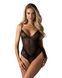 Тедді з доступом Obsessive Blomentis crotchless teddy, XS/S, прозоре, відкрита спина, низ-стрінги SX1026 фото 1