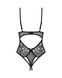 Тедді з доступом Obsessive Blomentis crotchless teddy, M/L, прозоре, відкрита спина, низ-стрінги SX1027 фото 4