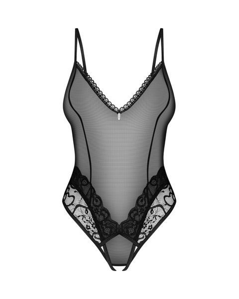Боді Obsessive Blomentis crotchless teddy XL/2XL SX1029 фото
