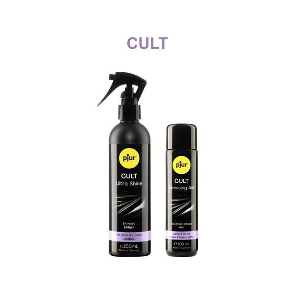 Змазка для латексу та гуми pjur Cult Dressing Aid 100 мл, для полегшення надягання фетиш-вбрання PJ10250 фото