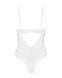 Боді Obsessive Alissium Teddy White, XS/S, ліф з м&rsquo;якою чашкою, високі вирізи для ніг SX0594 фото 6