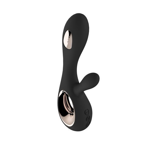 Вібратор-кролик LELO Soraya Wave Black, манливі рухи стовбура SO8112 фото