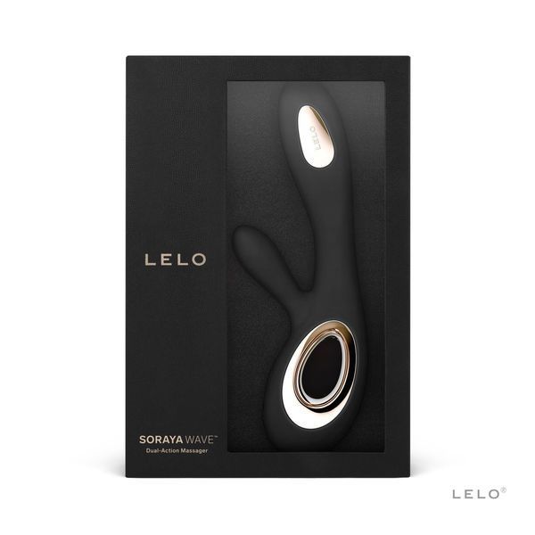 Вібратор-кролик LELO Soraya Wave Black, манливі рухи стовбура SO8112 фото