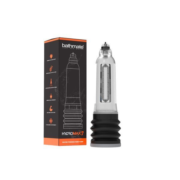 Гидропомпа Bathmate Hydromax 7 Clear (X30), для члена длиной от 12,5 до 18см, диаметр до 5см HM-30-CC фото