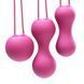 Набор вагинальных шариков Je Joue - Ami Fuchsia, диаметр 3,8-3,3-2,7см, вес 54-71-100гр SO3044 фото 2