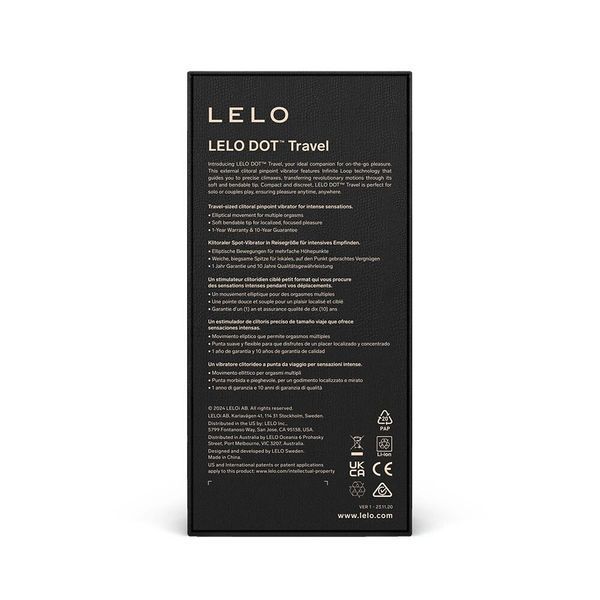 Кліторальний вібратор LELO DOT Travel Pink SX2551 фото